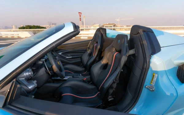  Blue Ferrari F8 Tributo Spider Photo 