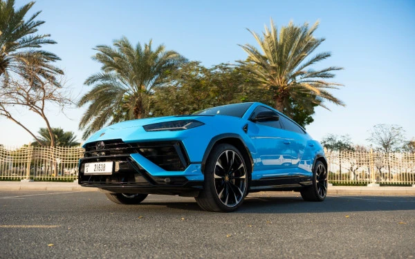  Blue Lamborghini Urus Photo 