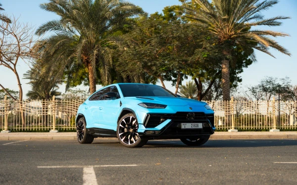  Blue Lamborghini Urus Photo 