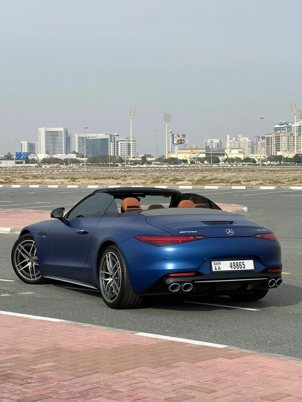  Blue Mercedes SL 43 AMG Photo 