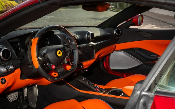  Red Ferrari Portofino M Photo 