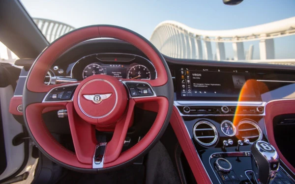  White Bentley Continental GTC V12 Photo 