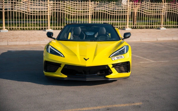  Yellow Chevrolet Corvette Photo 