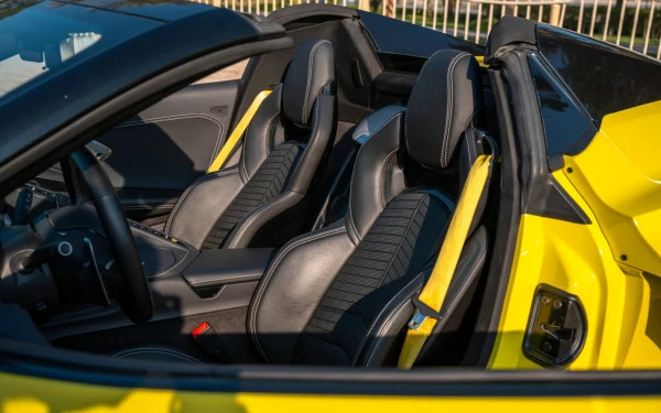  Yellow Chevrolet Corvette Photo 