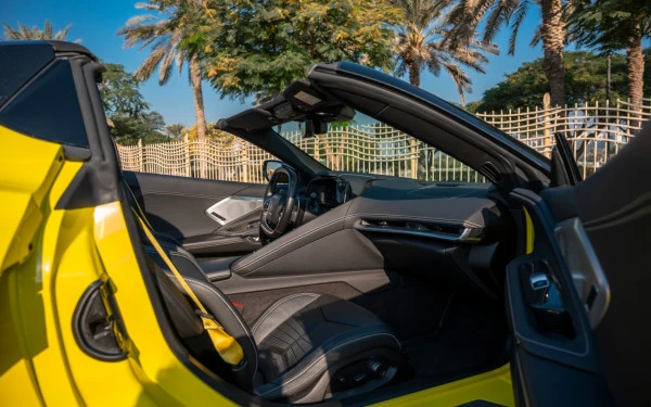 Yellow Chevrolet Corvette Photo 
